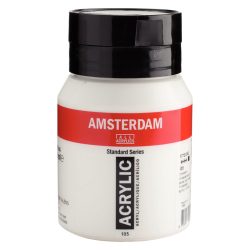 ACRILICO AMSTERDAM 500ML BLANCO TITANIO 105