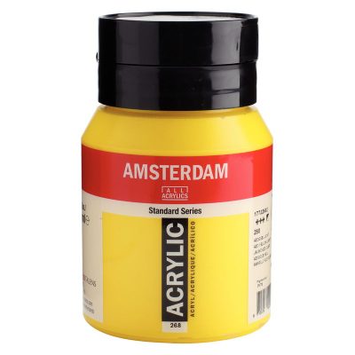 ACRILICO AMSTERDAM 500ML AZO AMARILLO CLARO 268