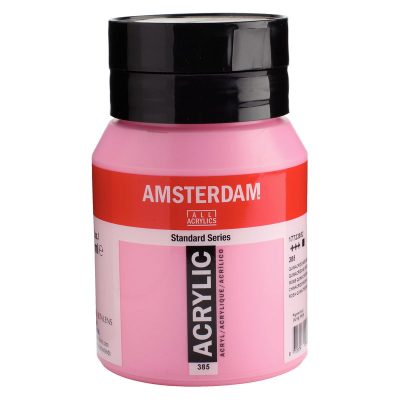 ACRILICO AMSTERDAM 500ML ROSA QUINACRIDONA CL 385