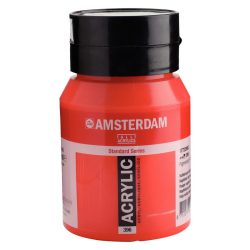 ACRILICO AMSTERDAM 500ML ROJO NAPHTHOL MEDIUM 396