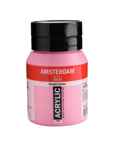 ACRILICO AMSTERDAM 500ML ROSA QUINACRIDONA CL 385