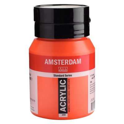 ACRILICO AMSTERDAM 500ML ROJO NAPHTHOL CLARO 398