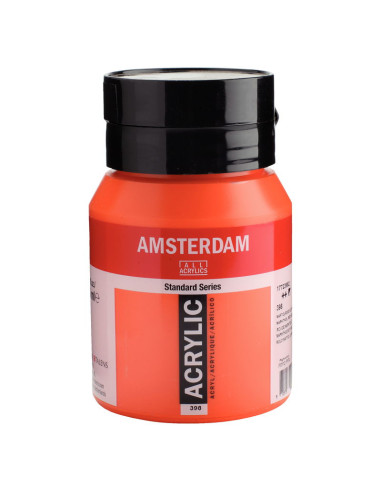 ACRILICO AMSTERDAM 500ML ROJO NAPHTHOL CLARO 398