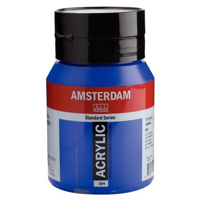 ACRILICO AMSTERDAM 500ML ULTRAMARINO 504