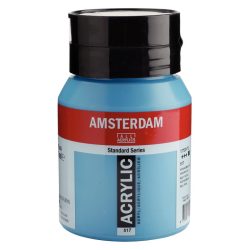 ACRILICO AMSTERDAM 500ML AZUL REAL 517