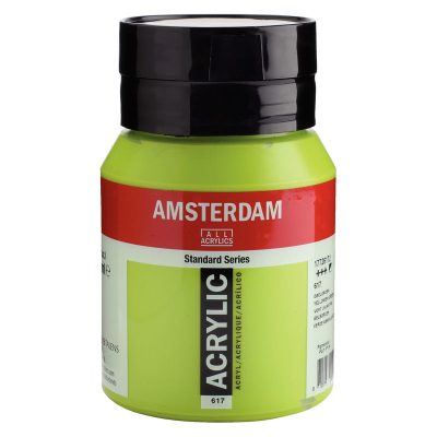 ACRILICO AMSTERDAM 500ML VERDE AMARILLO 617