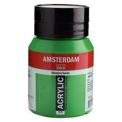 ACRILICO AMSTERDAM 500ML VERDE PERMA CLARO 618