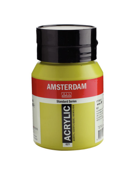 ACRILICO AMSTERDAM 500ML VERDE OLIVA CLARO 621
