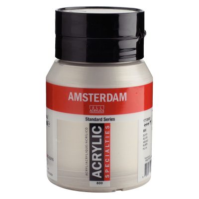 ACRILICO AMSTERDAM 500ML PLATA 800