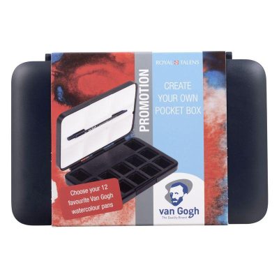 CAJA ACUARELAS VACIA C/1 PINCEL VAN GOGH 50808614
