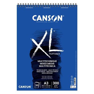 BLOC DIBUJO CANSON XL MIX MEDIA A3 300G 30H