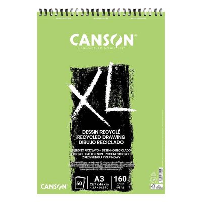BLOC DIBUJO CANSON XL RECYCLED A3 160G 50H
