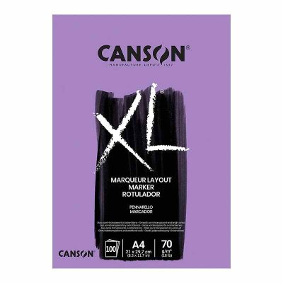 BLOC DIBUJO CANSON XL MARKER A4 70G 100H