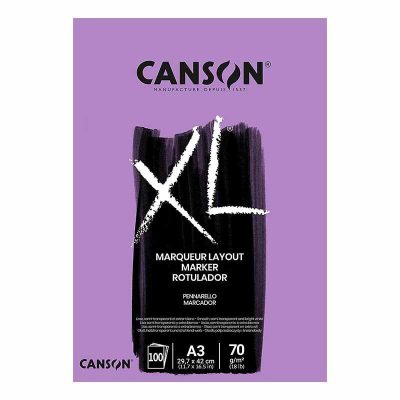 BLOC DIBUJO CANSON XL MARKER A3 70G 100H