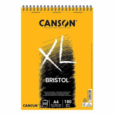 BLOC DIBUJO CANSON XL BRISTOL A4 180G 50H