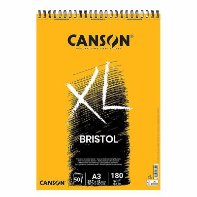 BLOC DIBUJO CANSON XL BRISTOL A3 180G 50H
