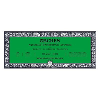BLOC ARCHES ACUARELA GRANO FINO 10X25CM 300G 20H