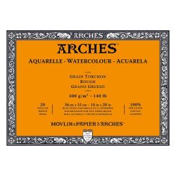 BLOC ARCHES ACUARELA GRANO GRUESO 36X51CM 300G 20H