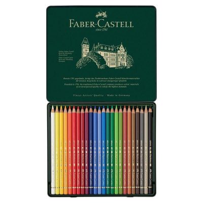 LAPIZ FABER CASTELL POLYCHROMO 24 COLORES 110024