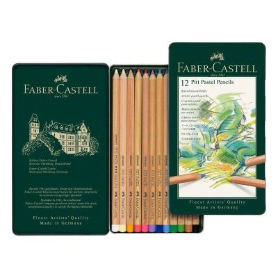 LAPIZ FABER CASTELL PITT PASTEL 12 COLORES 112112