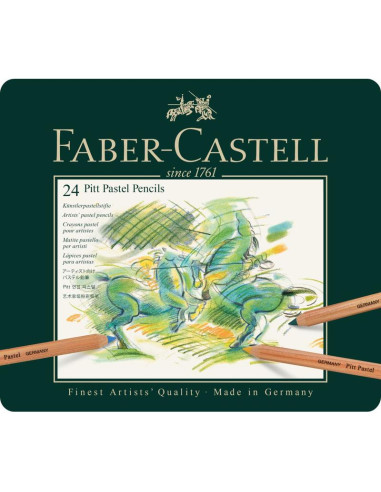 LAPIZ FABER CASTELL PITT PASTEL 24 COLORES 112124