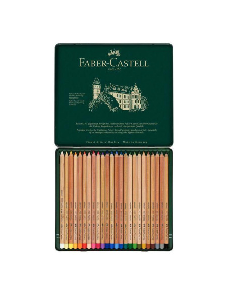 LAPIZ FABER CASTELL PITT PASTEL 24 COLORES 112124