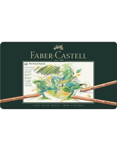 LAPIZ FABER CASTELL PITT PASTEL 60 COLORES 112160