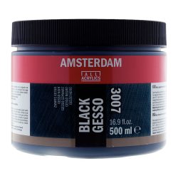 GESSO AMSTERDAM NEGRO 500ML