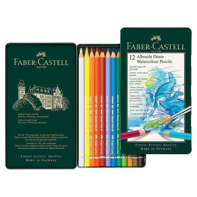 LAPIZ ACUARELABLE FABER CASTELL 12 COLORES 117512