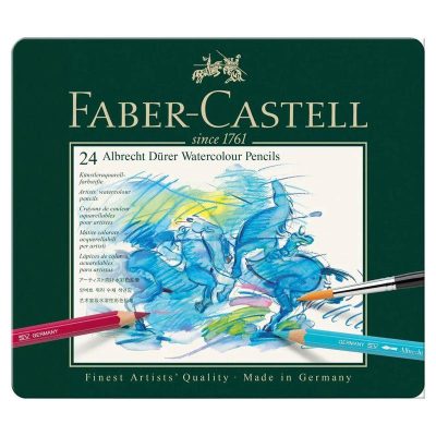 LAPIZ ACUARELABLE FABER CASTELL 24 COLORES 117524