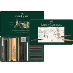 ESTUCHE FABER PITT MONOCHROME 33 PIEZAS 112977