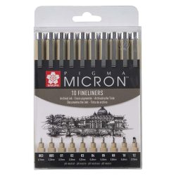 ROTULADOR SAKURA PIGMA MICRON 10 UDS 003 AL 12