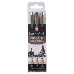 ROTULADOR SAKURA PIGMA MICRON 08-10-12 3 POXSDK3A