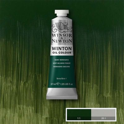 W&N OLEO WINTON 37ML VERDIGRIS OSCURO