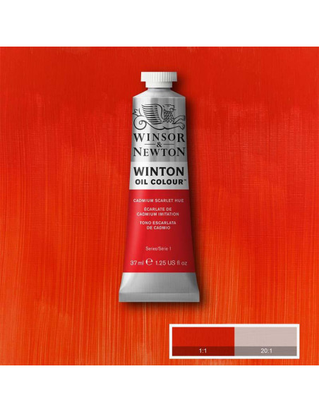 W&N OLEO WINTON 37ML TONO ESCARLATA CADMIO