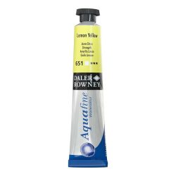 ACUARELA AQUAFINE 8ML LEMON YELLOW No651