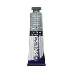 GOUACHE AQUAFINE 15ML PLATA IMIT No702