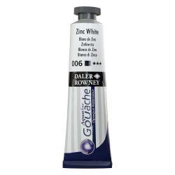 GOUACHE AQUAFINE 38ML BLANCO DE ZINC No006