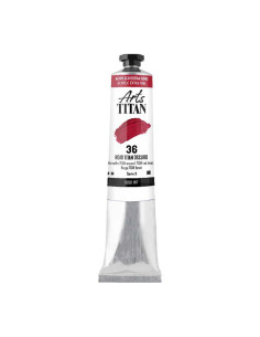ACRILICO TITAN 60ML ROJO OSCURO TITAN 36