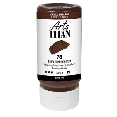 ACRILICO TITAN 250ML TIERRA SOMBRA TOSTADO 78
