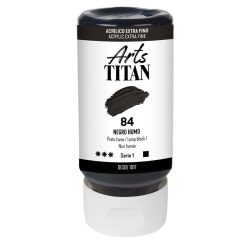 ACRILICO TITAN 250ML NEGRO HUMO 84