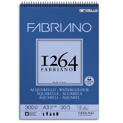 BLOC FABRIANO 1264 ACUARELA 300G A4  30 H -ESP