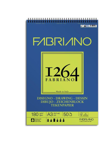 BLOC FABRIANO 1264 DRAWING PAPER 180G A5 30 H -ESP