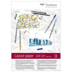 BLOC DIBUJO TOMBOW LAYOUT PAPER A4 75GR 75H