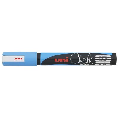 ROTULADOR DE TIZA LÍQUIDA UNI CHALK PWE-5M AZUL CL