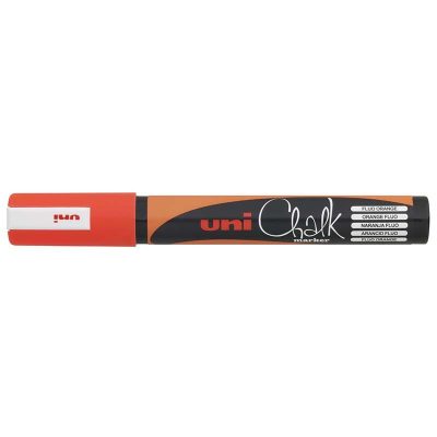 ROTULADOR DE TIZA LÍQUIDA UNI CHALK PWE-5M NARANJA