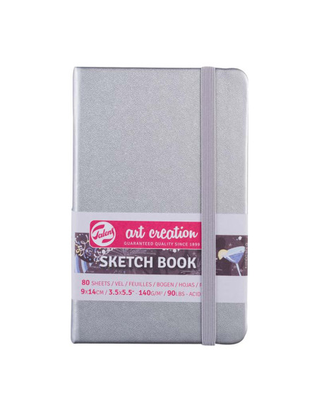 BLOC SKC ARTCREATION 9X14CM 140GR PLATA 9314041M