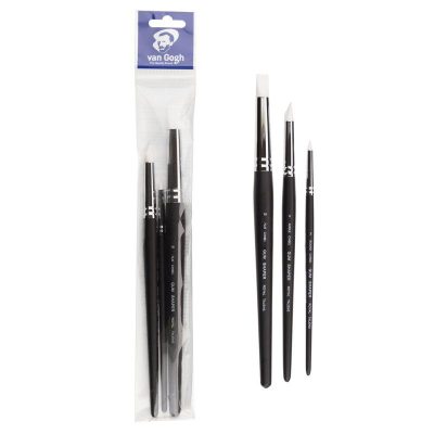 PINCEL PUNTA GOMA TALENS SUAVE BLISTER 3 SURTIDOS