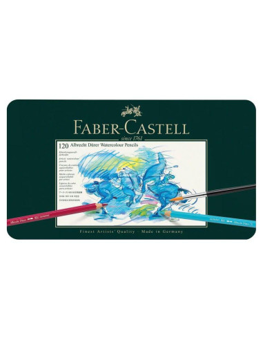LAPIZ ACUARELABLE FABER CASTELL 120 COLORES 117511