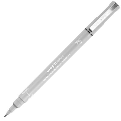 ROTULADOR UNI PIN PINCEL GRIS CLARO